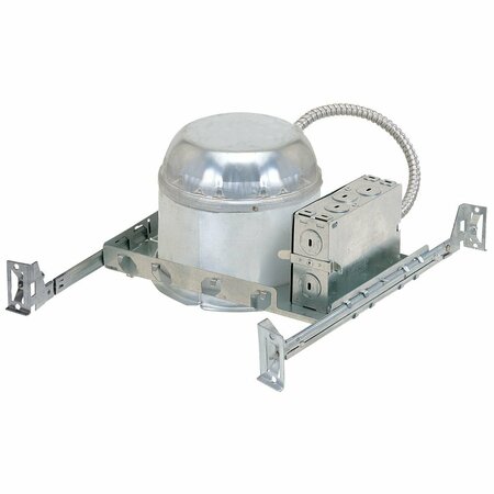 NORA LIGHTING 6" Shallow, IC, AT LED New Construction Housing, 120/277V, Triac/ELV Dimming, NHIC-27LMRAT NHIC-27LMRAT